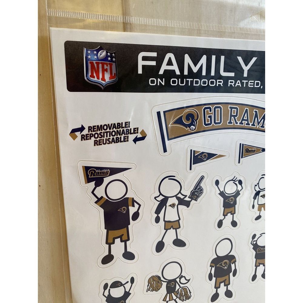 St. Louis Rams NFL Football Family Decal Stickers #1 Fan Family New - Picture 2 of 5